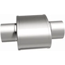 5 X 8in. Oval Straight-Through Performance Exhaust Muffler image 4