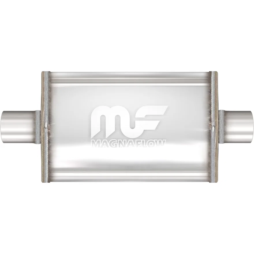 4 X 9in. Oval Straight-Through Performance Exhaust Muffler