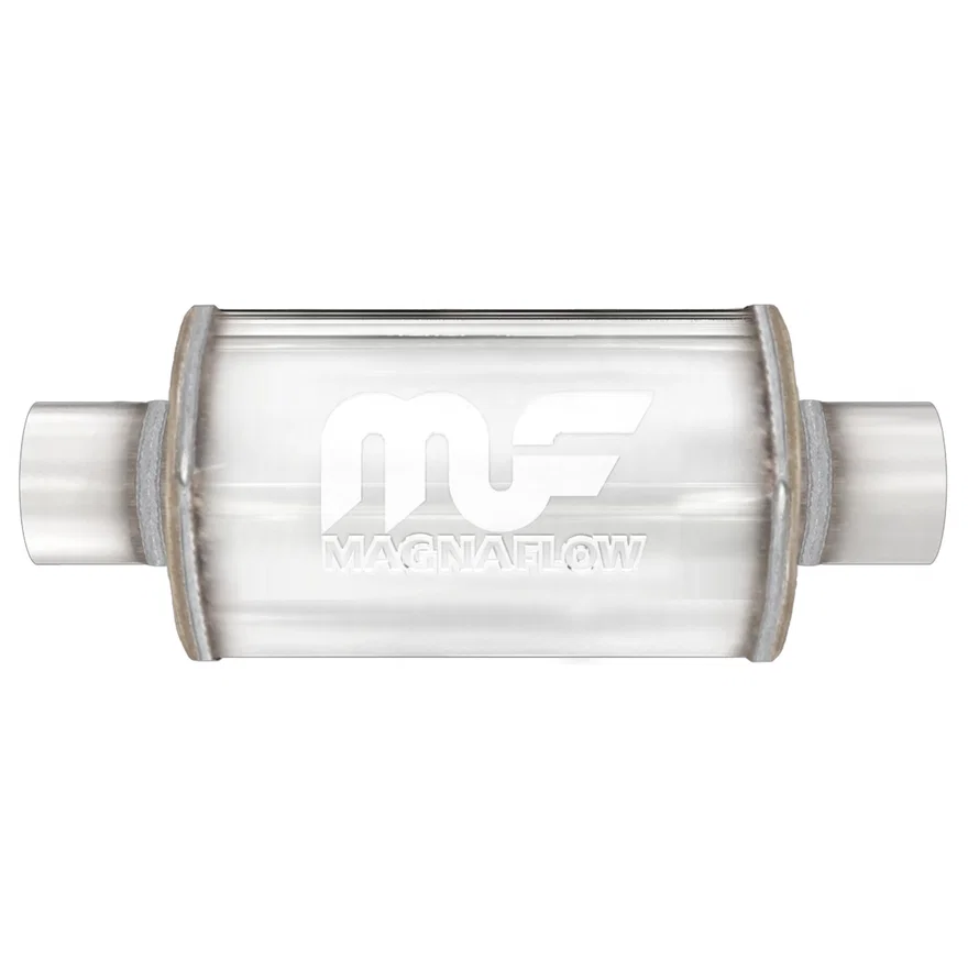 4in. Round Straight-Through Performance Exhaust Muffler