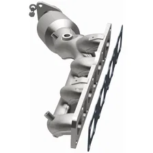 Right 2004-2006 Nissan TITAN 5.6L California Grade CARB Compliant Direct-Fit Manifold Catalytic Converter image 2