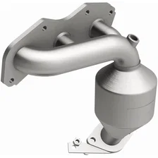 Front HM Grade Federal / EPA Compliant Direct-Fit Manifold Catalytic Converter image 2