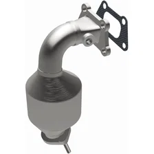 Front 2010-2011 Chevrolet Equinox 3.0L | 2010-2011 GMC Terrain 3.0L California Grade CARB Compliant Direct-Fit Manifold Catalytic Converter image 2