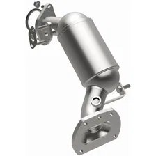 Rear OEM Grade Federal / EPA Compliant Direct-Fit Manifold Catalytic Converter image 2