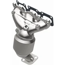Rear OEM Grade Federal / EPA Compliant Direct-Fit Manifold Catalytic Converter image 2