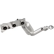 Front California Grade CARB Compliant Direct-Fit Manifold Catalytic Converter for BMW image 1