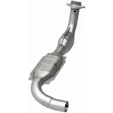 Left 1999-2000 Ford F-150 4.6L California Grade CARB Compliant Direct-Fit Catalytic Converter image 3
