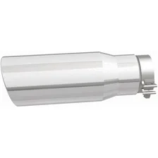 5in. Round Polished Exhaust Tip image 4