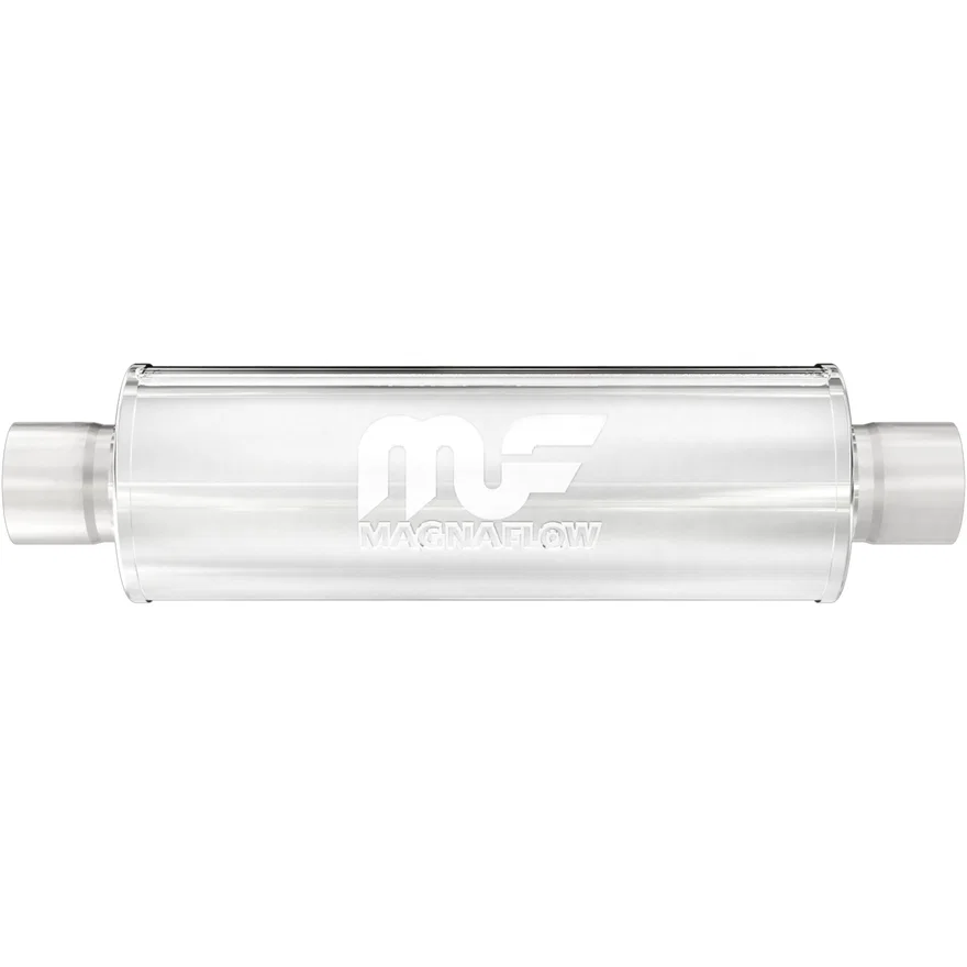 4in. Round Straight-Through Performance Exhaust Muffler