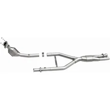 Front 1996-1998 Lincoln Mark VIII 4.6L California Grade CARB Compliant Direct-Fit Catalytic Converter image 4