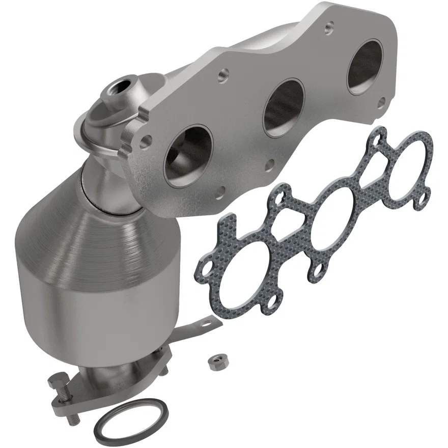 Front 2008-2013 Toyota Highlander 3.5L | 2007-2011 Toyota Sienna 3.5L California Grade CARB Compliant Direct-Fit Manifold Catalytic Converter