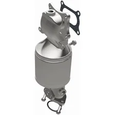 Front 2008-2014 Honda Accord 3.5L California Grade CARB Compliant Direct-Fit Manifold Catalytic Converter image 2