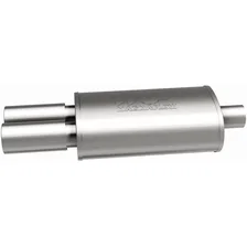 Street 5 X 8in. Oval Straight-Through Performance Exhaust Muffler image 4