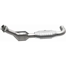 Left 1999-2000 Ford F-150 4.2L California Grade CARB Compliant Direct-Fit Catalytic Converter image 4