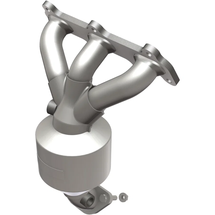 Rear 2007-2008 Hyundai Tiburon 2.7L OEM Grade Federal / EPA Compliant Direct-Fit Manifold Catalytic Converter