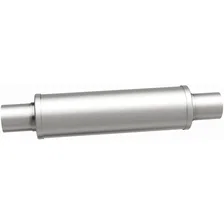 4in. Round Straight-Through Performance Exhaust Muffler image 4