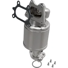 Rear 2006-2007 Honda Accord 3.0L California Grade CARB Compliant Direct-Fit Manifold Catalytic Converter image 1