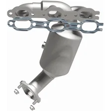 Front 2007 Chrysler Pacifica 4.0L OEM Grade Federal / EPA Compliant Direct-Fit Manifold Catalytic Converter image 4
