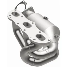 Left 2012-2016 Porsche 911 3.4L | 2012-2016 Porsche 911 3.8L OEM Grade Federal / EPA Compliant Direct-Fit Manifold Catalytic Converter image 2