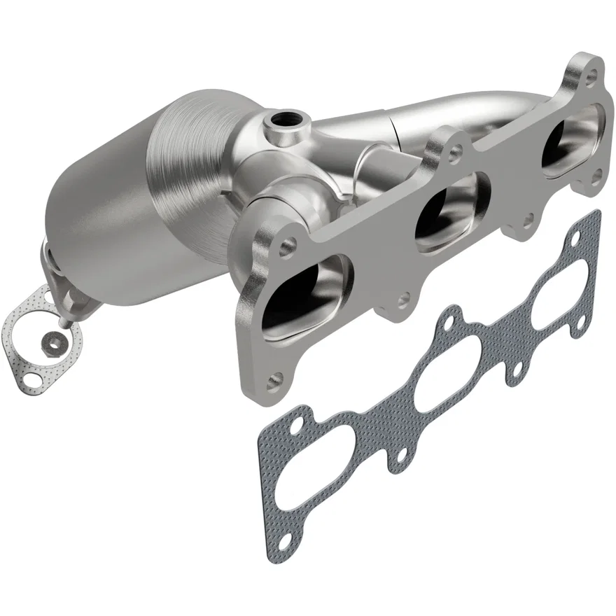 Rear 2005-2010 Kia Sportage 2.7L | 2005-2009 Hyundai Tucson 2.7L HM Grade Federal / EPA Compliant Direct-Fit Manifold Catalytic Converter