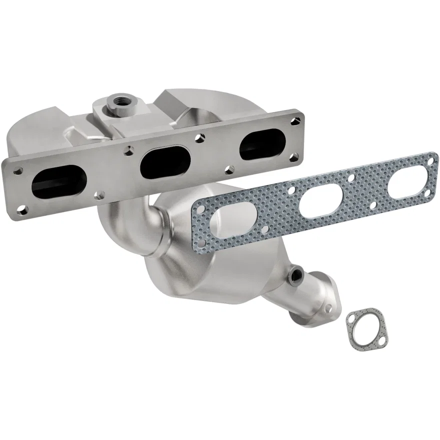 Rear California Grade CARB Compliant Direct-Fit Manifold Catalytic Converter for BMW
