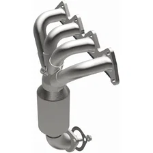 Front 2003 Hyundai Elantra 2.0L California Grade CARB Compliant Direct-Fit Manifold Catalytic Converter image 2