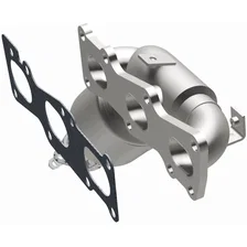 Left 2010-2012 Hyundai Genesis Coupe 3.8L OEM Grade Federal / EPA Compliant Direct-Fit Manifold Catalytic Converter image 2