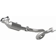 Left 2020-2023 Jeep Gladiator 3.6L | 2018-2024 Jeep Wrangler 3.6L OEM Grade Federal / EPA Compliant Direct-Fit Manifold Catalytic Converter image 3