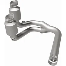Front 2004-2006 Jeep Wrangler 4.0L California Grade CARB Compliant Direct-Fit Catalytic Converter image 3