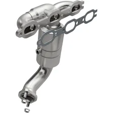 Front OEM Grade Federal / EPA Compliant Direct-Fit Manifold Catalytic Converter image 1
