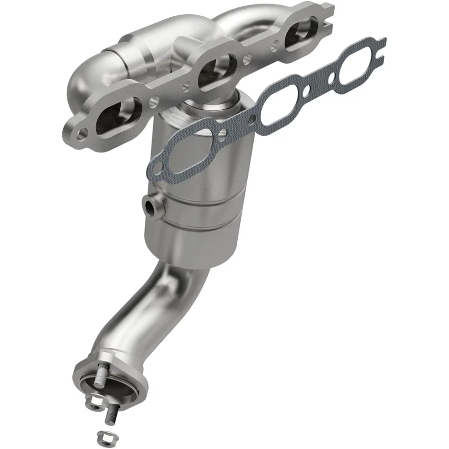 Front OEM Grade Federal / EPA Compliant Direct-Fit Manifold Catalytic Converter