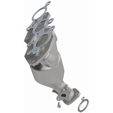 Rear 2010-2015 Lexus RX450h 3.5L | 2011-2016 Toyota Highlander 3.5L OEM Grade Federal / EPA Compliant Direct-Fit Manifold Catalytic Converter image 4