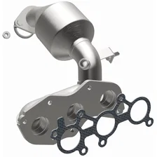 Rear 2007-2010 Toyota Sienna 3.5L California Grade CARB Compliant Direct-Fit Manifold Catalytic Converter image 2
