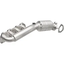 Front Left 2002-2004 Volkswagen Passat 4.0L California Grade CARB Compliant Direct-Fit Manifold Catalytic Converter image 1
