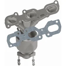 Front Left 2010-2012 Ford Escape 3.0L | 2010-2011 Mercury Mariner 3.0L California Grade CARB Compliant Direct-Fit Manifold Catalytic Converter image 5