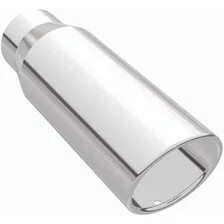 4in. Round Polished Exhaust Tip image 2