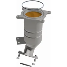 Front OEM Grade Federal / EPA Compliant Direct-Fit Catalytic Converter image 3
