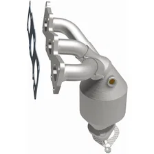 Front OEM Grade Federal / EPA Compliant Direct-Fit Manifold Catalytic Converter image 4