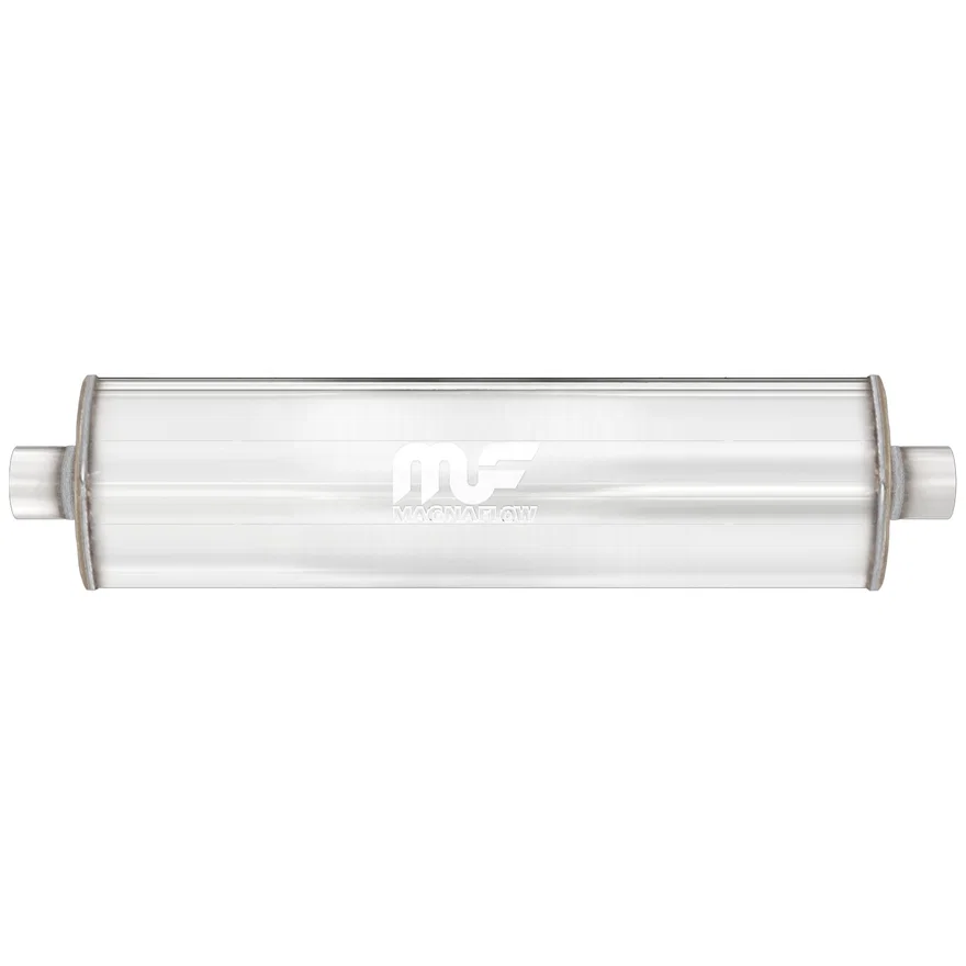 7in. Round Straight-Through Performance Exhaust Muffler