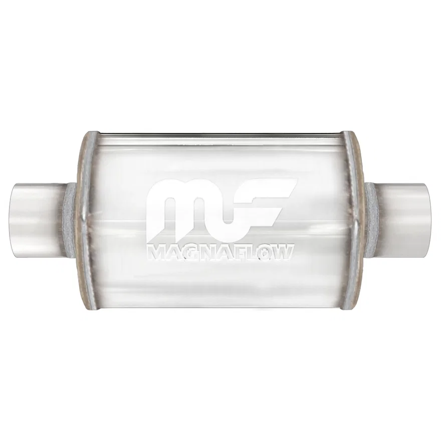 6in. Round Straight-Through Performance Exhaust Muffler