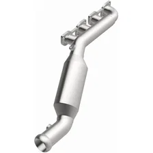 Right 2007-2010 BMW X5 4.8L California Grade CARB Compliant Direct-Fit Manifold Catalytic Converter image 3