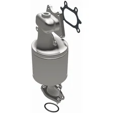 Front 2004-2007 Saturn Vue 3.5L California Grade CARB Compliant Direct-Fit Manifold Catalytic Converter image 2