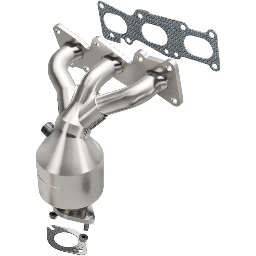 Front OEM Grade Federal / EPA Compliant Direct-Fit Manifold Catalytic Converter