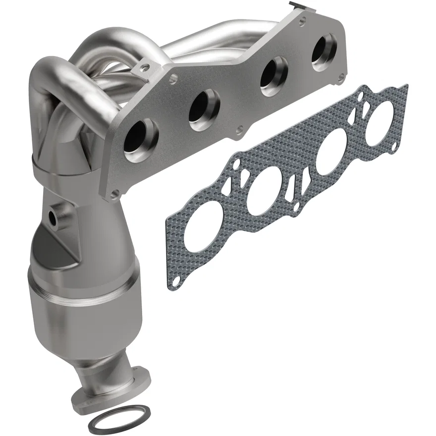 Front 2003 Toyota Camry 2.4L | 2003 Toyota Solara 2.4L California Grade CARB Compliant Direct-Fit Manifold Catalytic Converter