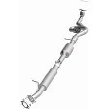 Rear 2005-2006 Hyundai Santa Fe 3.5L California Grade CARB Compliant Direct-Fit Catalytic Converter image 3