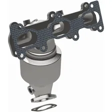 Front OEM Grade Federal / EPA Compliant Direct-Fit Manifold Catalytic Converter image 2