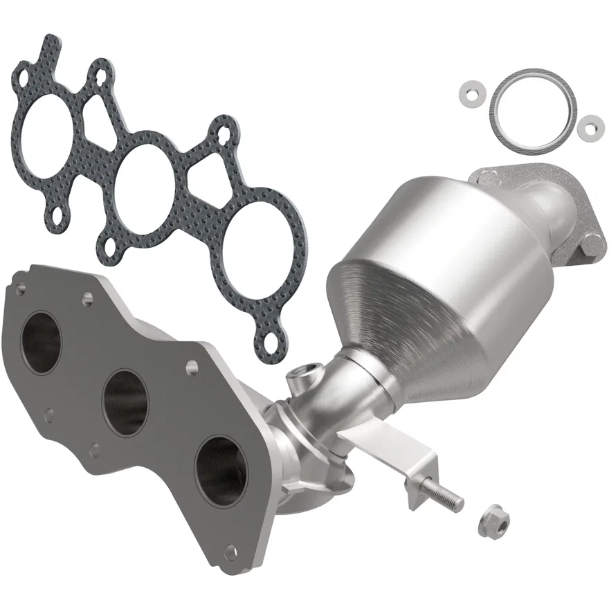 Rear California Grade CARB Compliant Direct-Fit Manifold Catalytic Converter