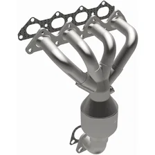 Front California Grade CARB Compliant Direct-Fit Manifold Catalytic Converter for Hyundai image 2