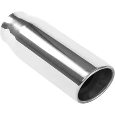 3.5in. Round Polished Exhaust Tip image 1
