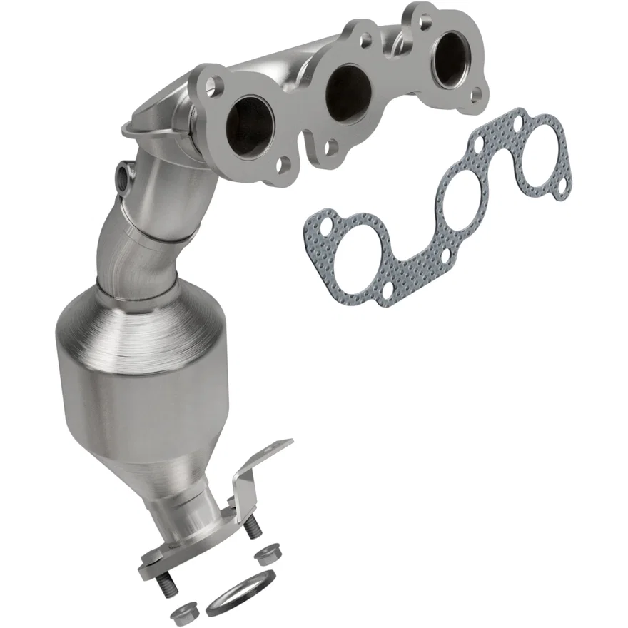 Front OEM Grade Federal / EPA Compliant Direct-Fit Manifold Catalytic Converter