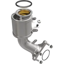 Front Right 2016-2022 INFINITI Q50 3.0L | 2017-2021 INFINITI Q60 3.0L OEM Grade Federal / EPA Compliant Direct-Fit Catalytic Converter image 1
